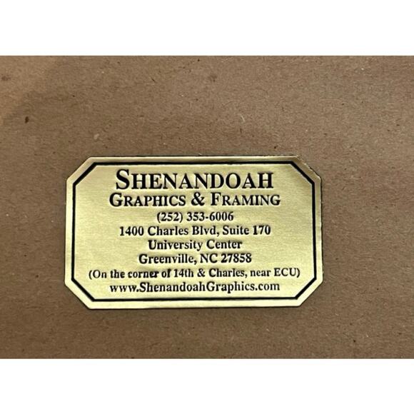 Chicken Gade Folk Art Print-Signed King-Framed 15x13-Caribbean Scene-Haitian - Picture 7 of 8